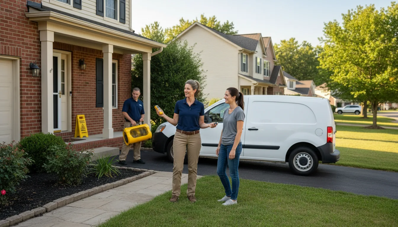 Water restoration image for Water Damage & Restoration Services in Drain, OR